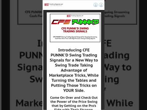 CFE PUNNK’D Swing Trading Signals Puts the Tricks of the Marketplace on Your Side