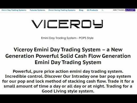 Introducing Viceroy  Emini Day Trading System