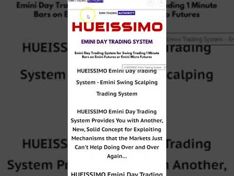 What makes HUEISSIMO Emini Day Trading System Special