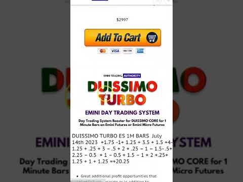 Work from Home Job with DUISSIMO Emini Day Trading Systems